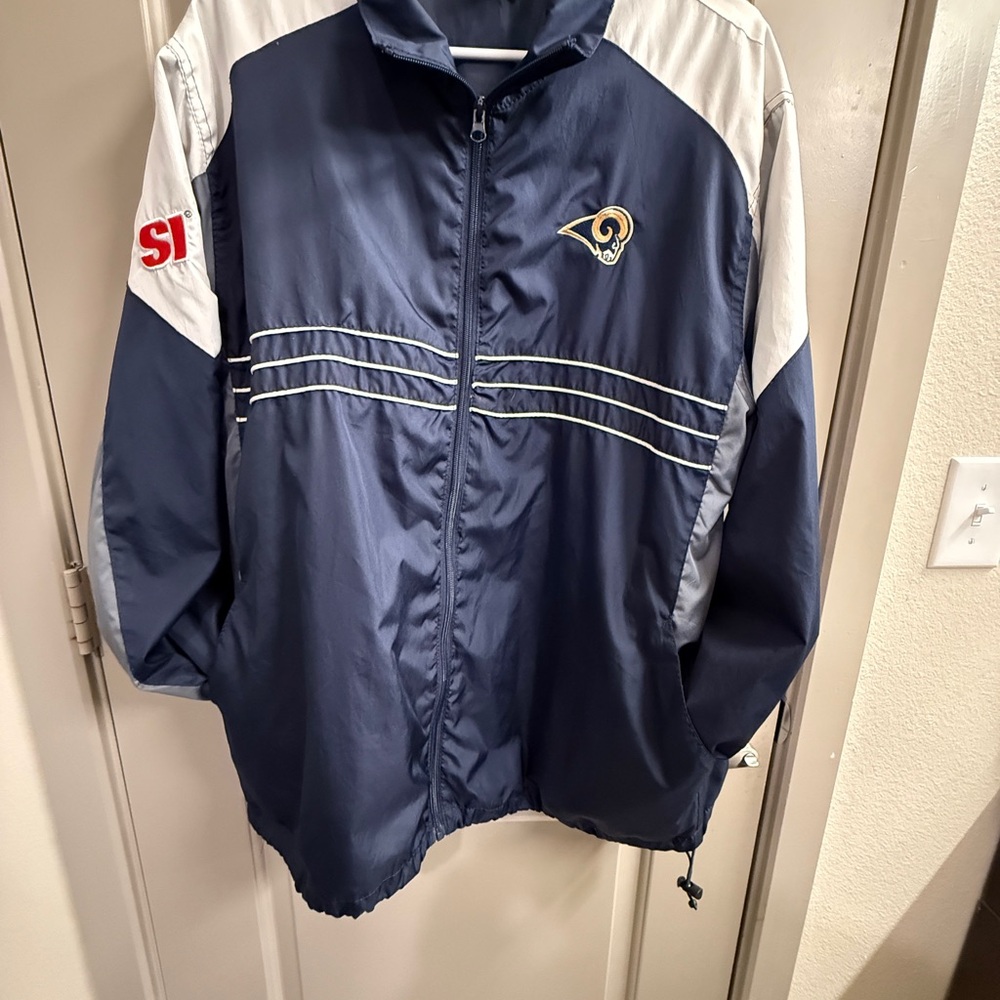 St. Louis Rams Navy and Gray Jacket